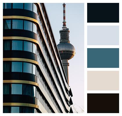 Berlin Building Tv Tower Image